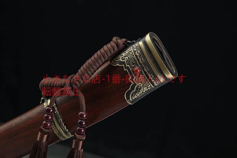 清腰刀刺繍春刀一体模様鋼唐横刀牛尾刀 古兵器 武具 刀装具 日本刀 模造刀 居合