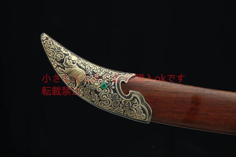 清腰刀刺繍春刀一体模様鋼唐横刀牛尾刀 古兵器 武具 刀装具 日本刀 模造刀 居合