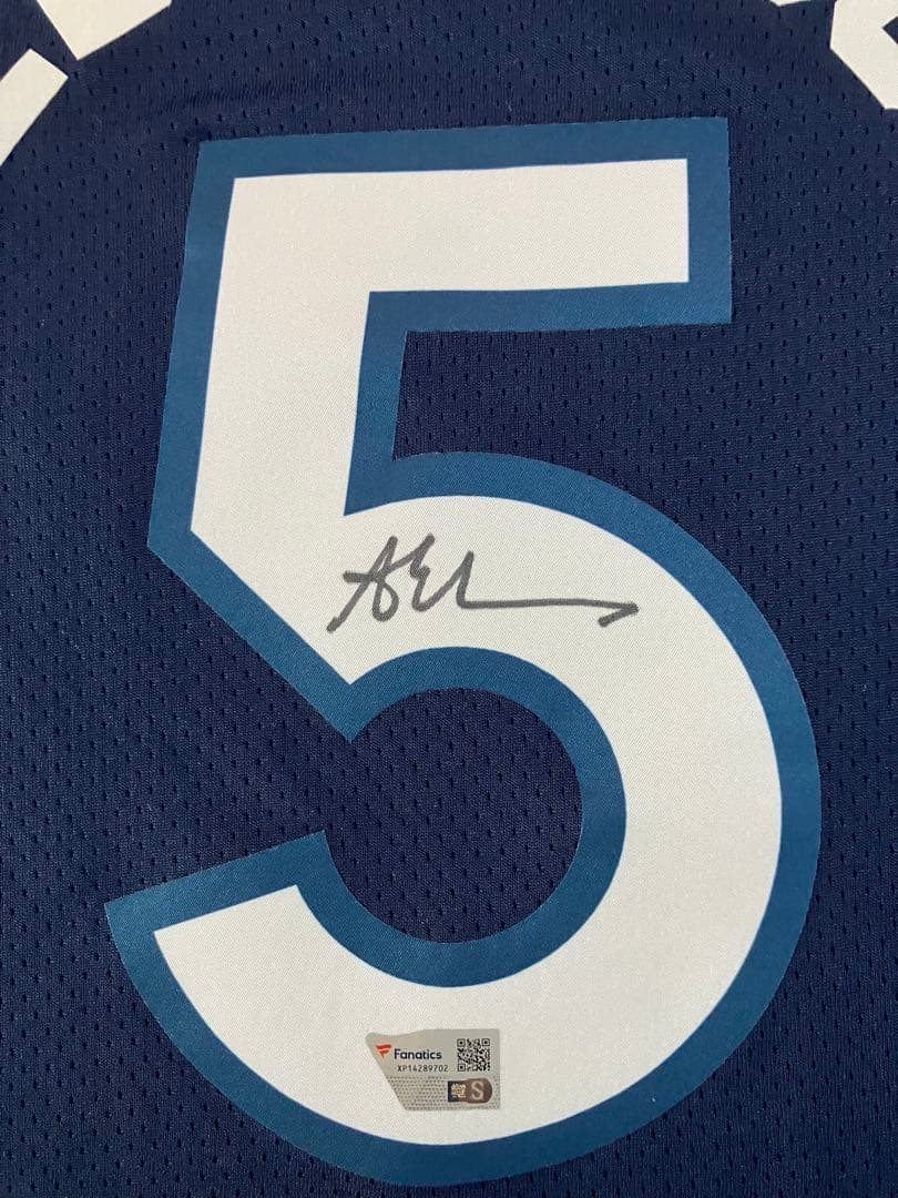 【fanatics】Anthony Edwards 直筆サインユニフォーム