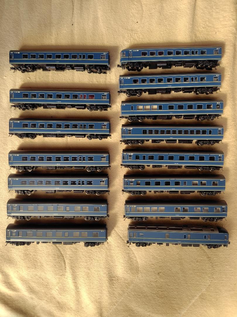 KATO 10-1321+1322 20系寝台特急あさかぜ基本+増結=15両フル