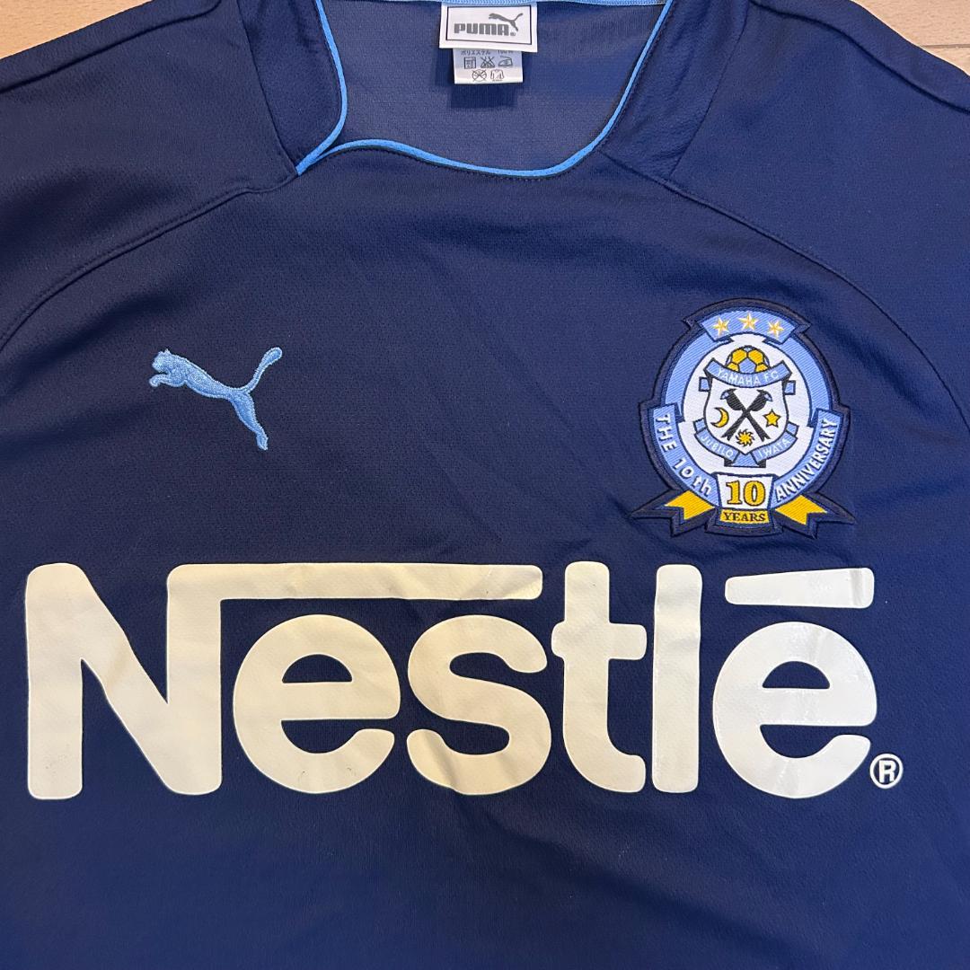 【新品・未使用】ジュビロ磐田・プーマ・ユニフォーム・Mサイズ・１０周年記念３ｒｄ