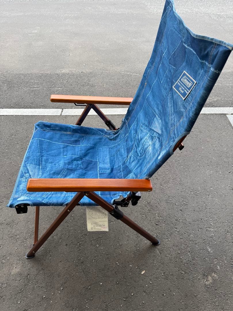 名品★コールマンColeman レイチェア　デニム