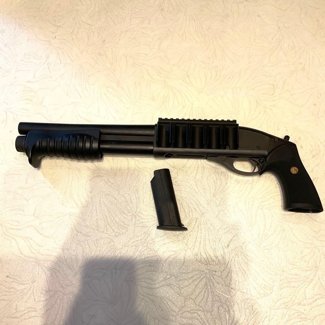 良品75m/s東京マルイ純正ガスショットガン6発、3発式18歳以上用