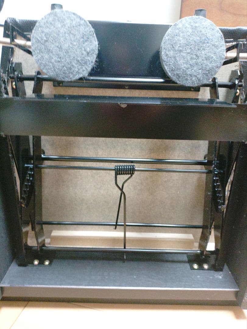 甲南ピアノ補充ペダル　ダブルペダル 黒