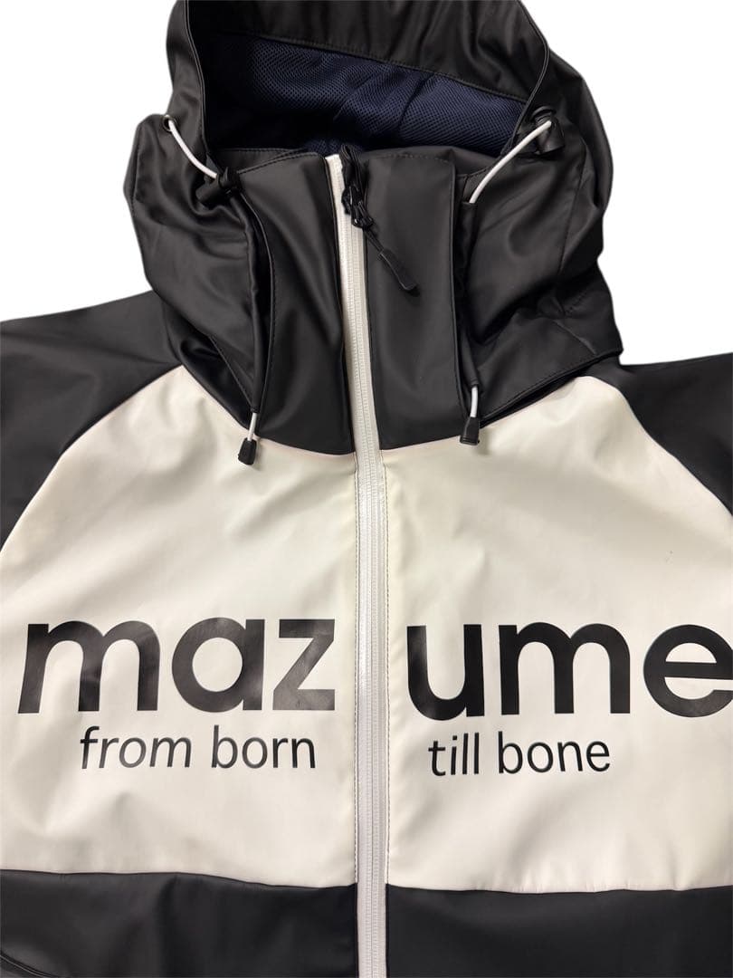 mazume ウェア 黒/白 フード付き