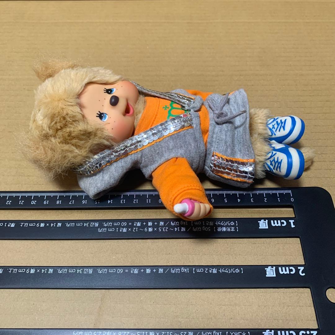 【希少】モンチッチ　女の子　ツインテール　ベージュ　ブルーアイ