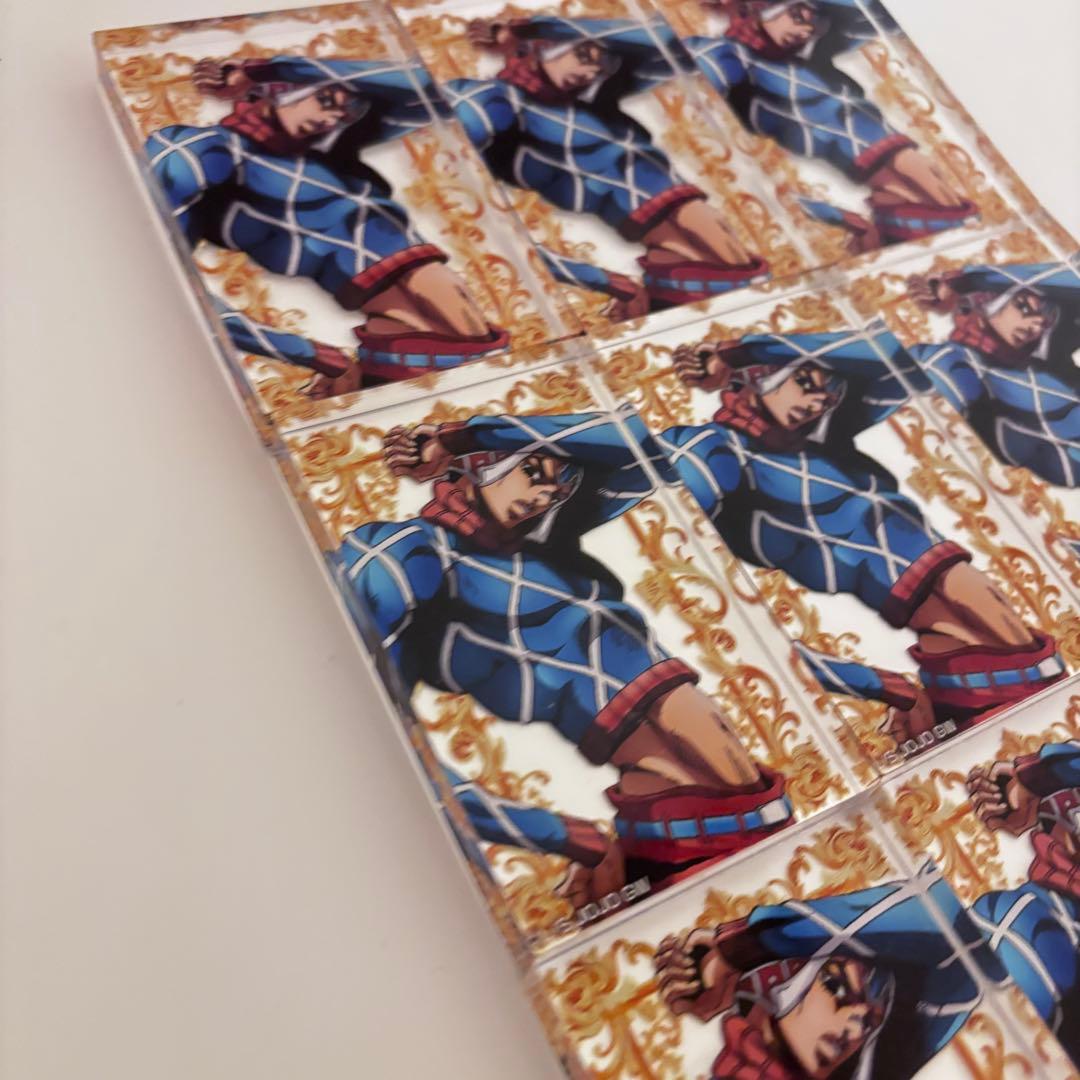 ジョジョの奇妙な冒険 ミスタ アクリルブロック 9個セット メディコス