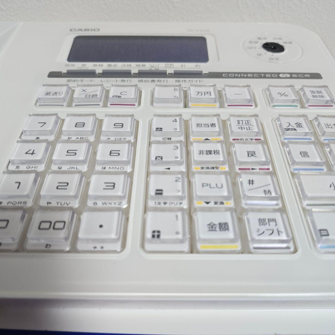 CASIO カシオ レジスター 電子レジ スクエア SR-S200 店名 美品