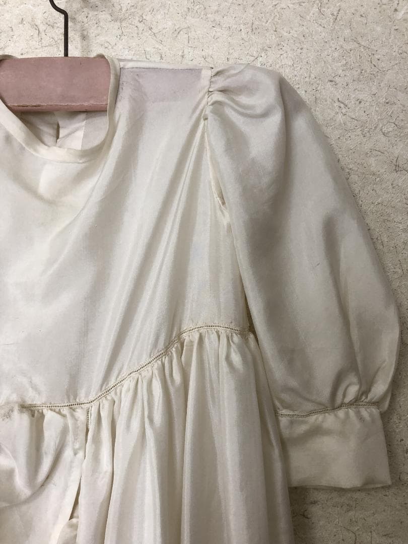 フランスアンティーク　コミュニオン　ドレス　初聖体   ハンガー付き