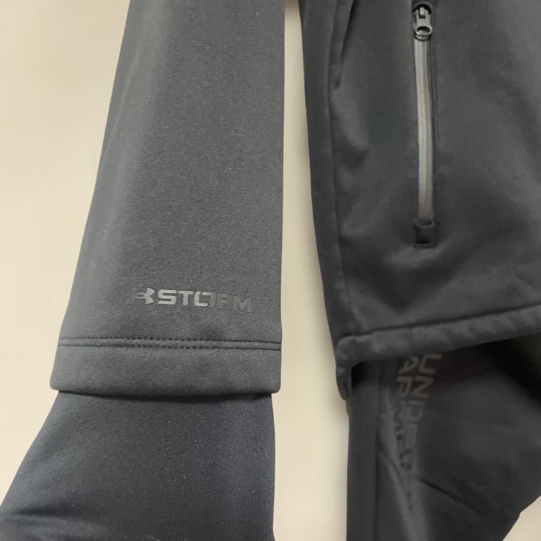 アンダーアーマー ウィンターニット　上下セット ブラック　ジャージ