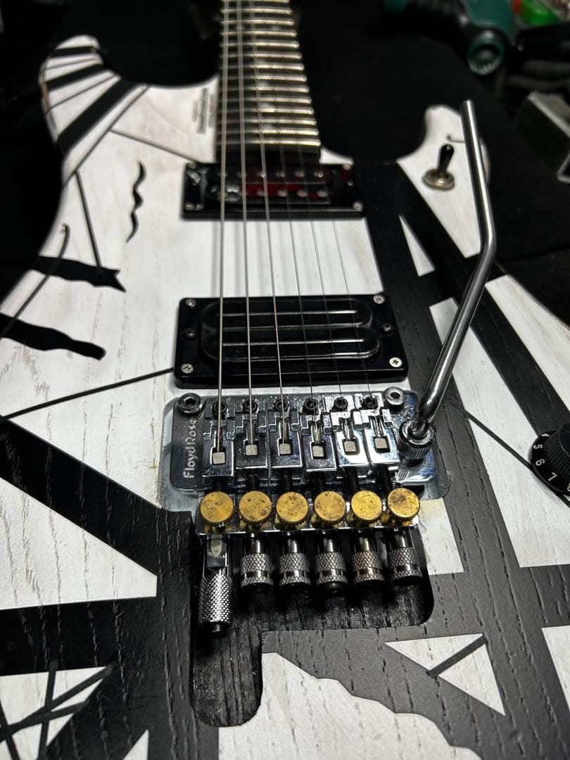 washburn USA N4 白黒フランケンリフィニッシュ！ヌーノ/NUNO