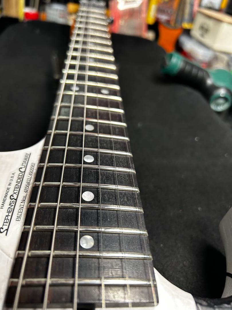 washburn USA N4 白黒フランケンリフィニッシュ！ヌーノ/NUNO