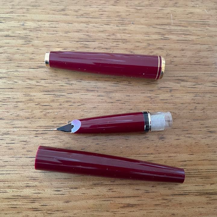 MONTBLANC モンブラン 万年筆 585 14K えんじ