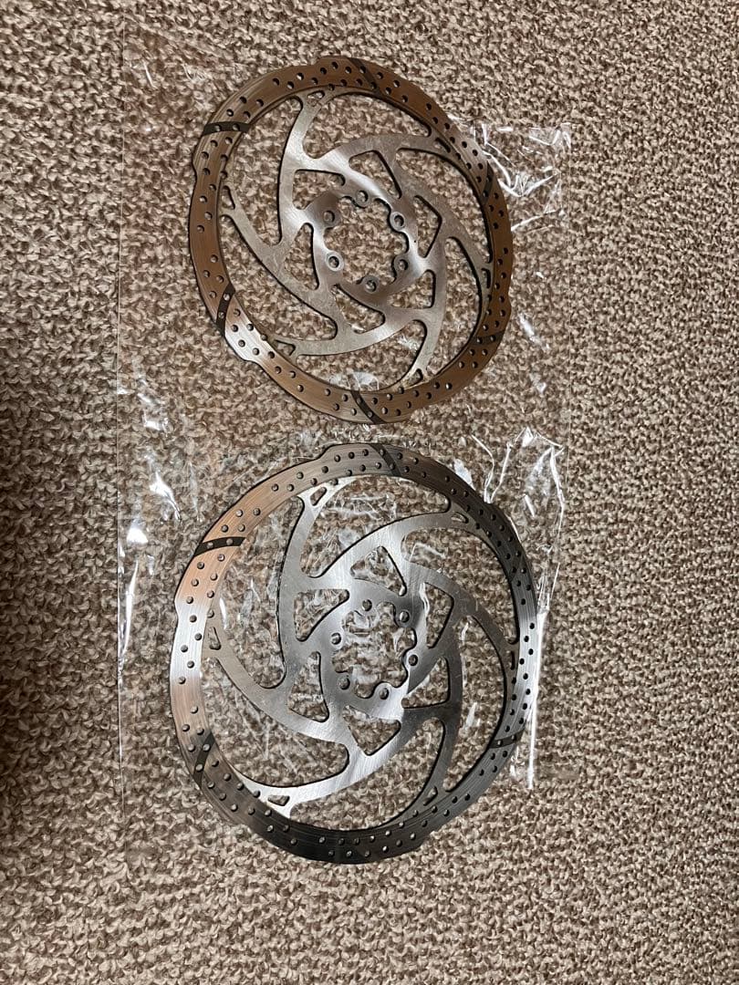 MTBディスクブレーキ trp 前後 ローター付き ダウンヒル shimano