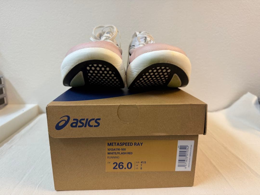 ASICS SPEED RAY 26.0cm 走行37km