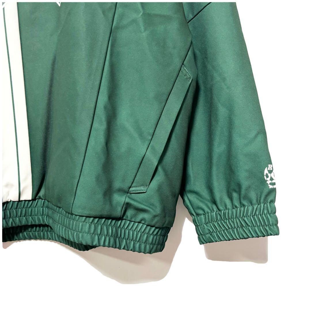 ラッセルノ ゴルフ バイカラー クルーネック プルオーバーブルゾン グリーン 6