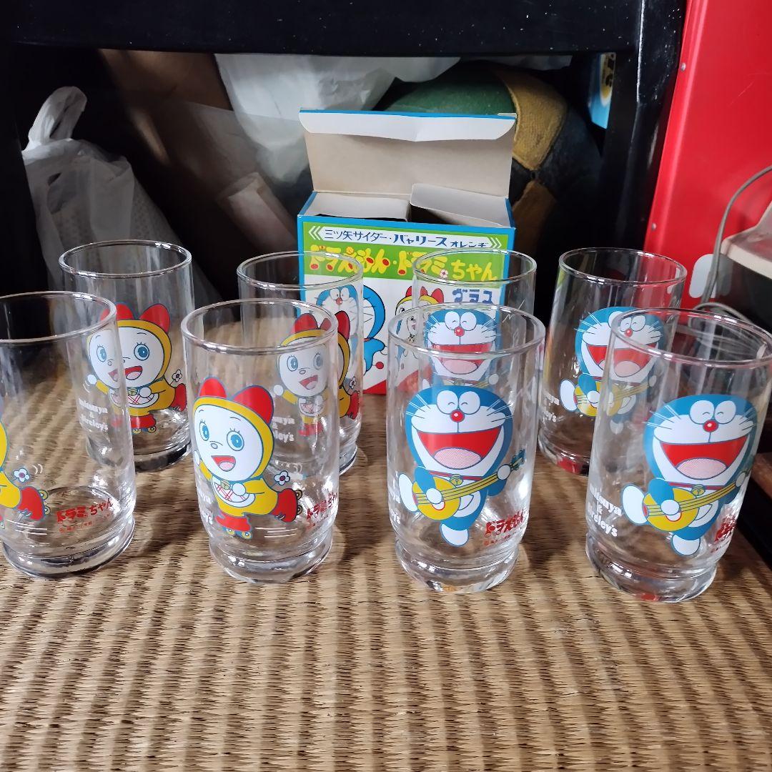 ☆Rainbow☆三ツ矢サイダーバ☆ドラえもんドラミちゃんグラス19箱