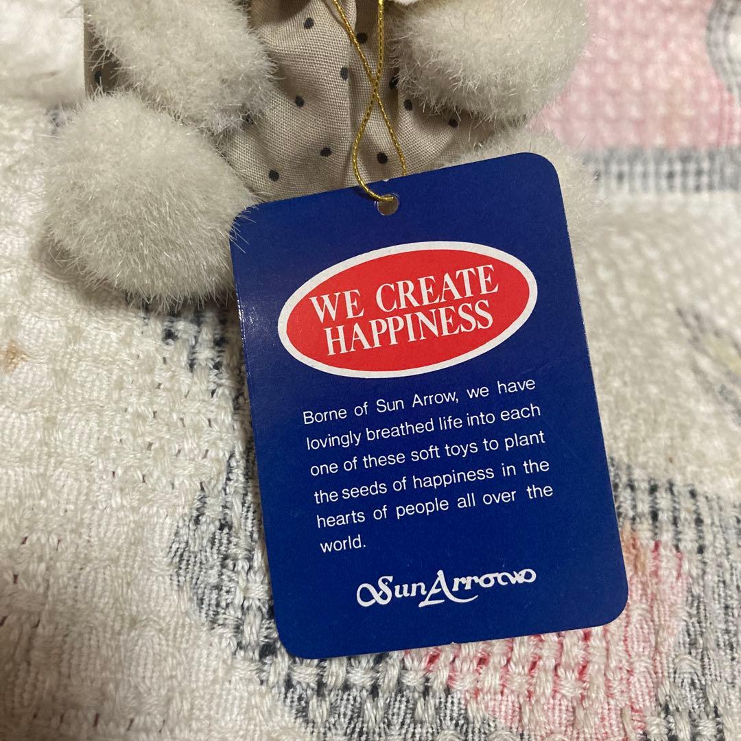 昭和レトロ　サンアロー　夢の回転木馬　ピンドット　犬　ぬいぐるみ　中古品