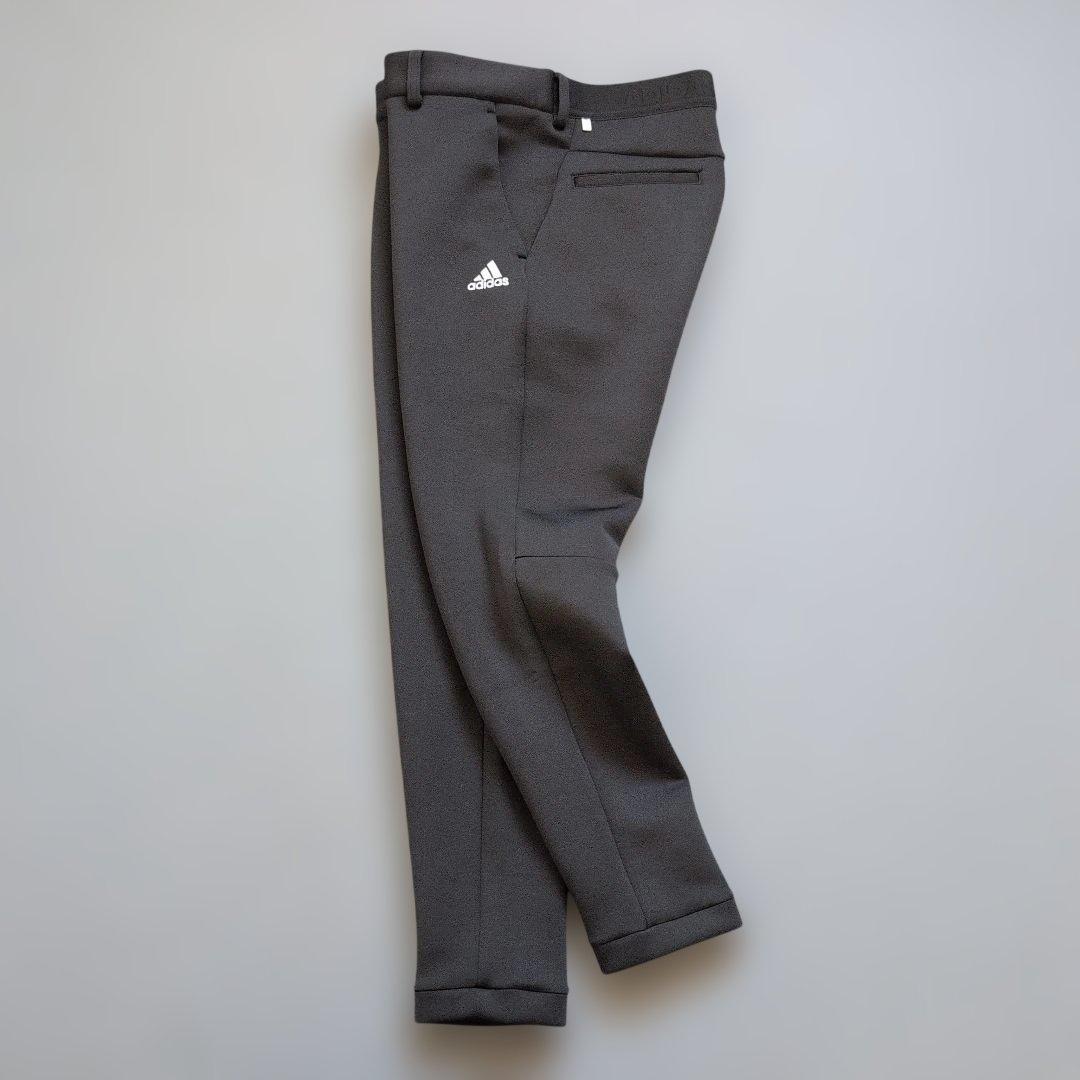【極美品】アディダスゴルフ　ダンボールニット素材　刺繍ロゴ　ジョガーパンツ L