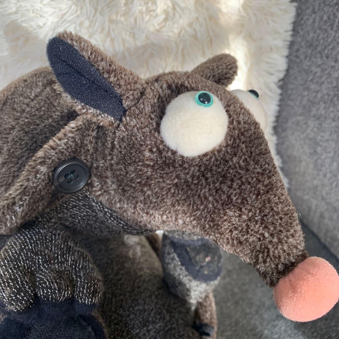 希少　アルマジロ　ぬいぐるみ　カドリー　Cuddly 日本製　NO SIDE