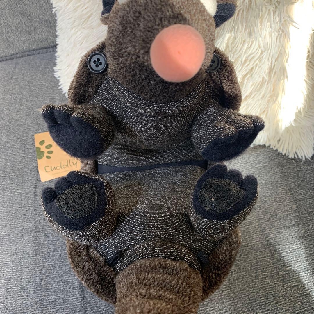 希少　アルマジロ　ぬいぐるみ　カドリー　Cuddly 日本製　NO SIDE