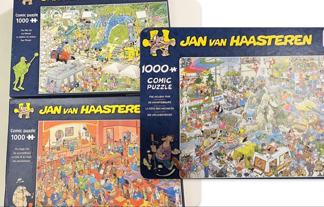 JAN VAN HAASTEREN 3点セット　コミックパズル 1000ピース