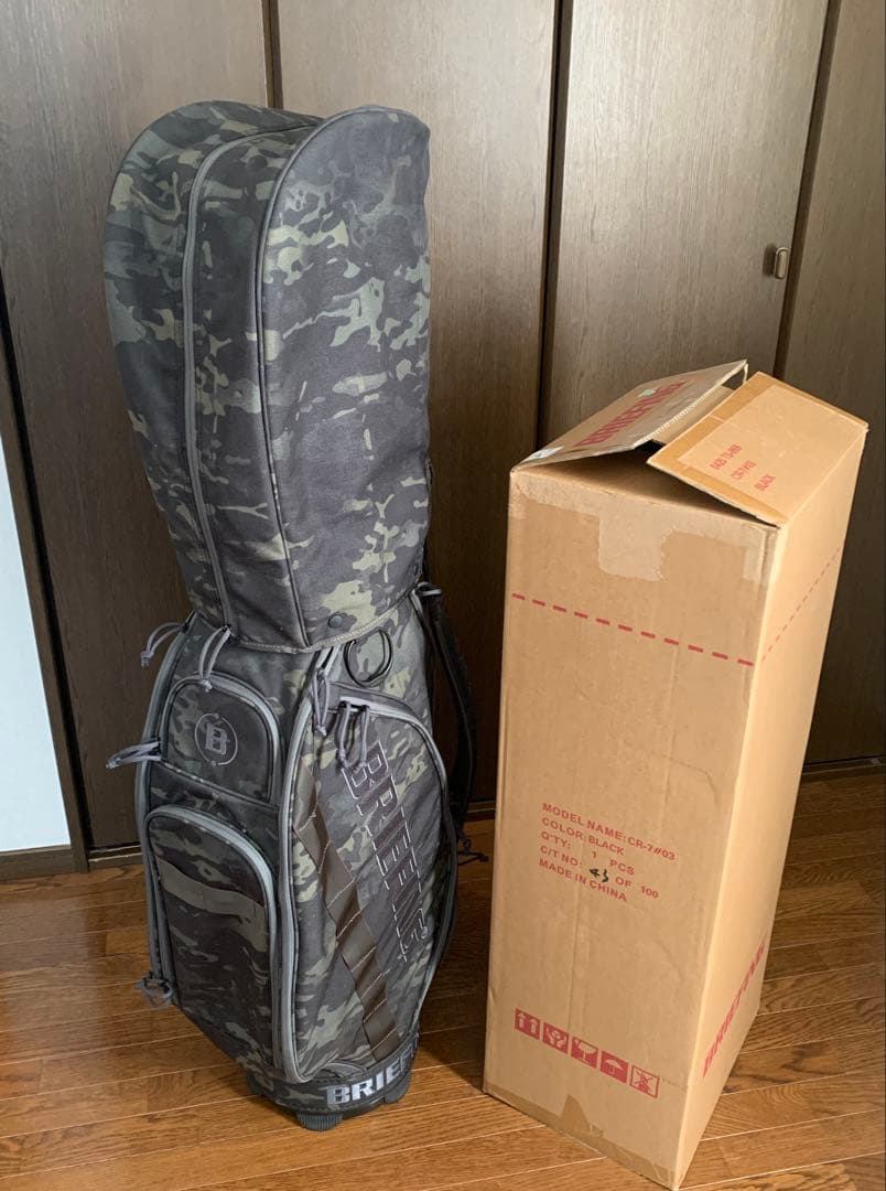 BRIEFING ゴルフ キャディバッグ CR-5 マルチカムブラック