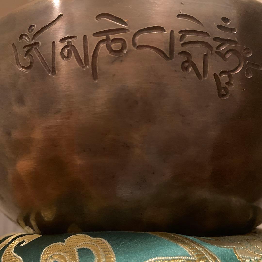 フルムーンシンギングボウル16.5cmリング付き