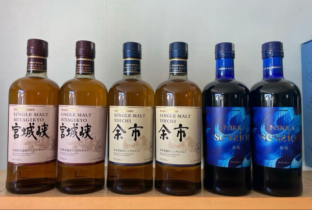 ニッカウヰスキー 宮城峡 余市 セッション
