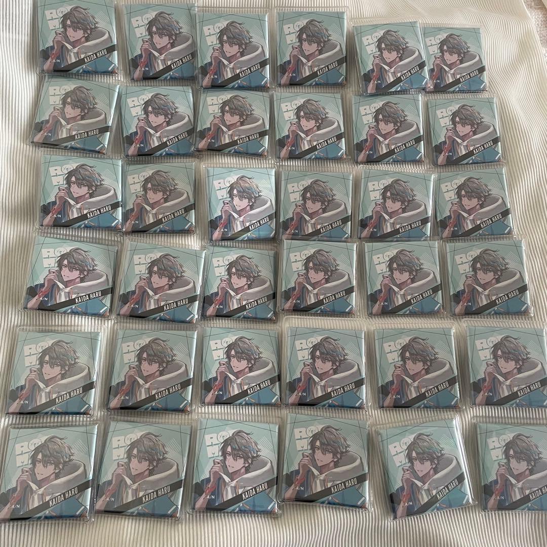 甲斐田晴 スクエア缶バッジ まとめ売り