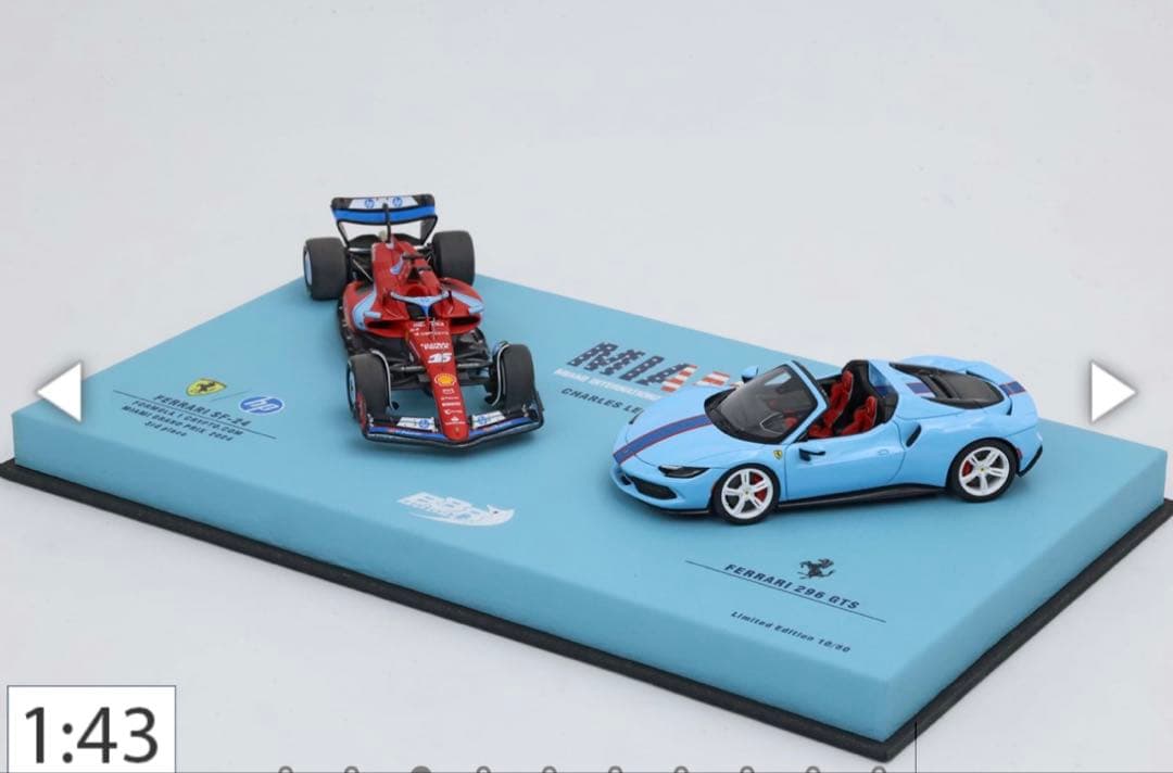 BBR フェラーリFerrari MIAMI LECLERC F1 296