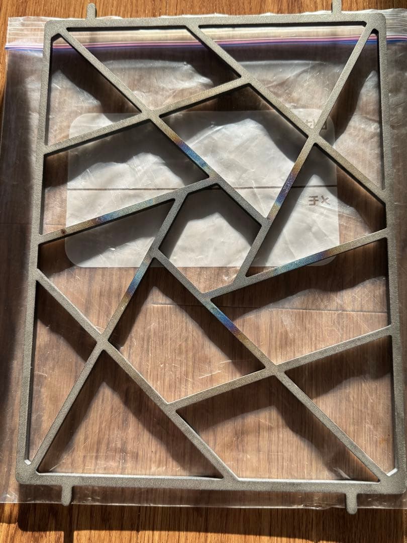 37CAMP FR234Ti フラット五徳 チタン（ブラスト仕上げ）