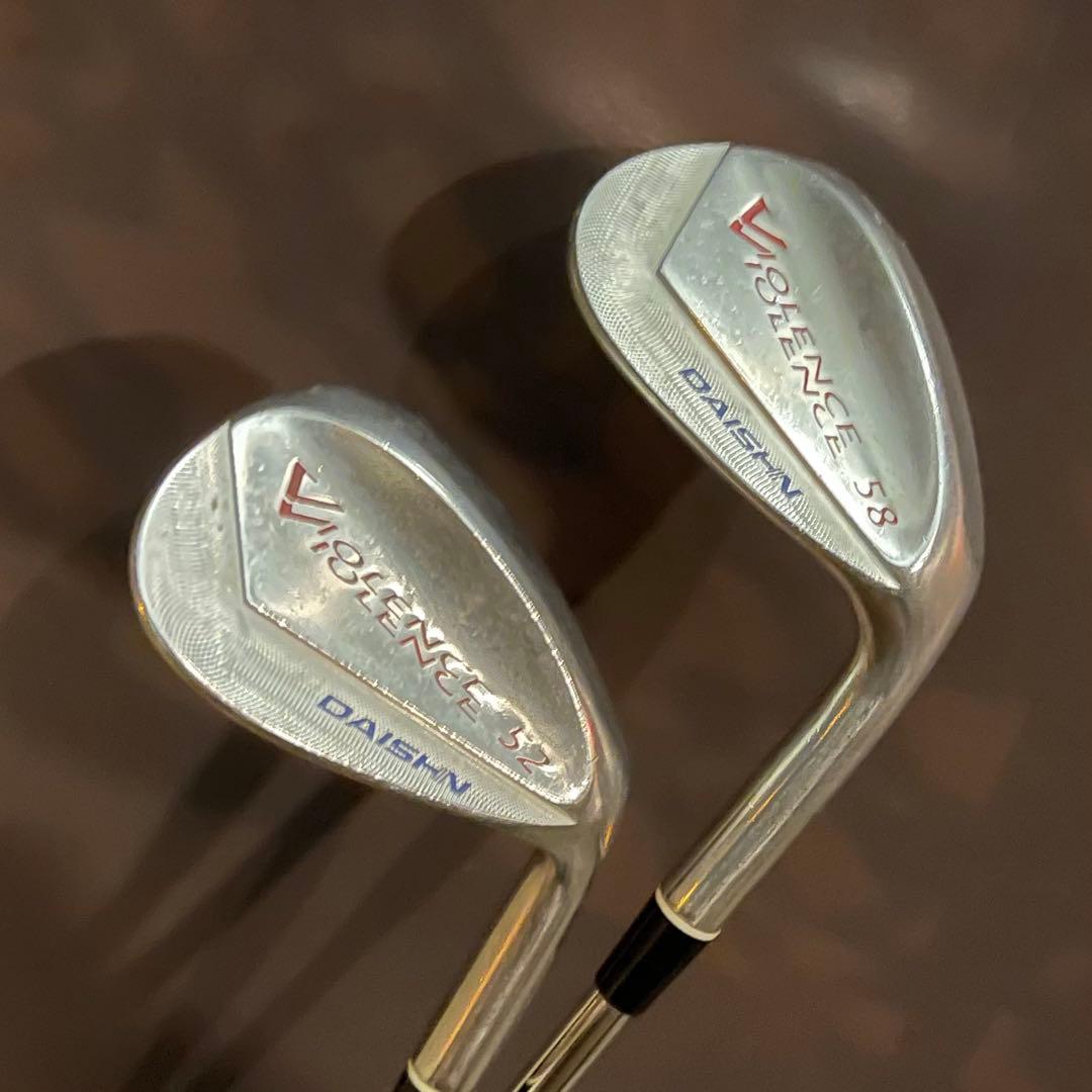 ◆地クラブ◆ウェッジ2本セット(52度58度)◆操作性の良いやさしいウェッジ◆