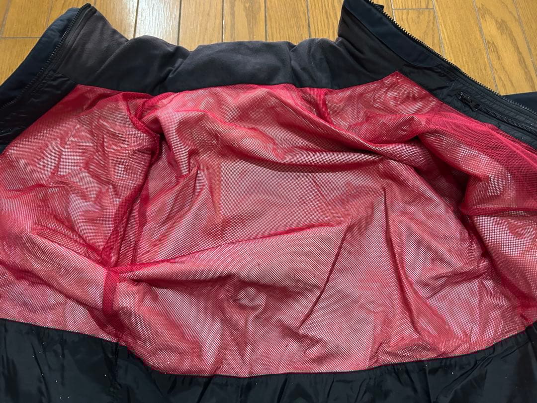 【ジャンク品】がまかつGM3500 ゴアテックスレインスーツ ブラックゴールドL