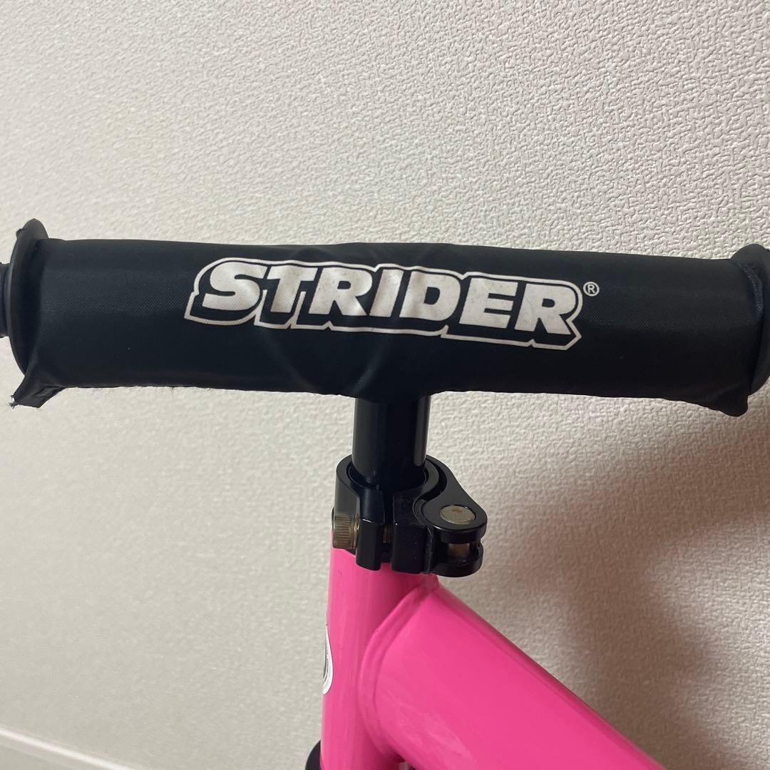 【美品】 STRIDER ストライダー SPORT12 ピンク　フット付き