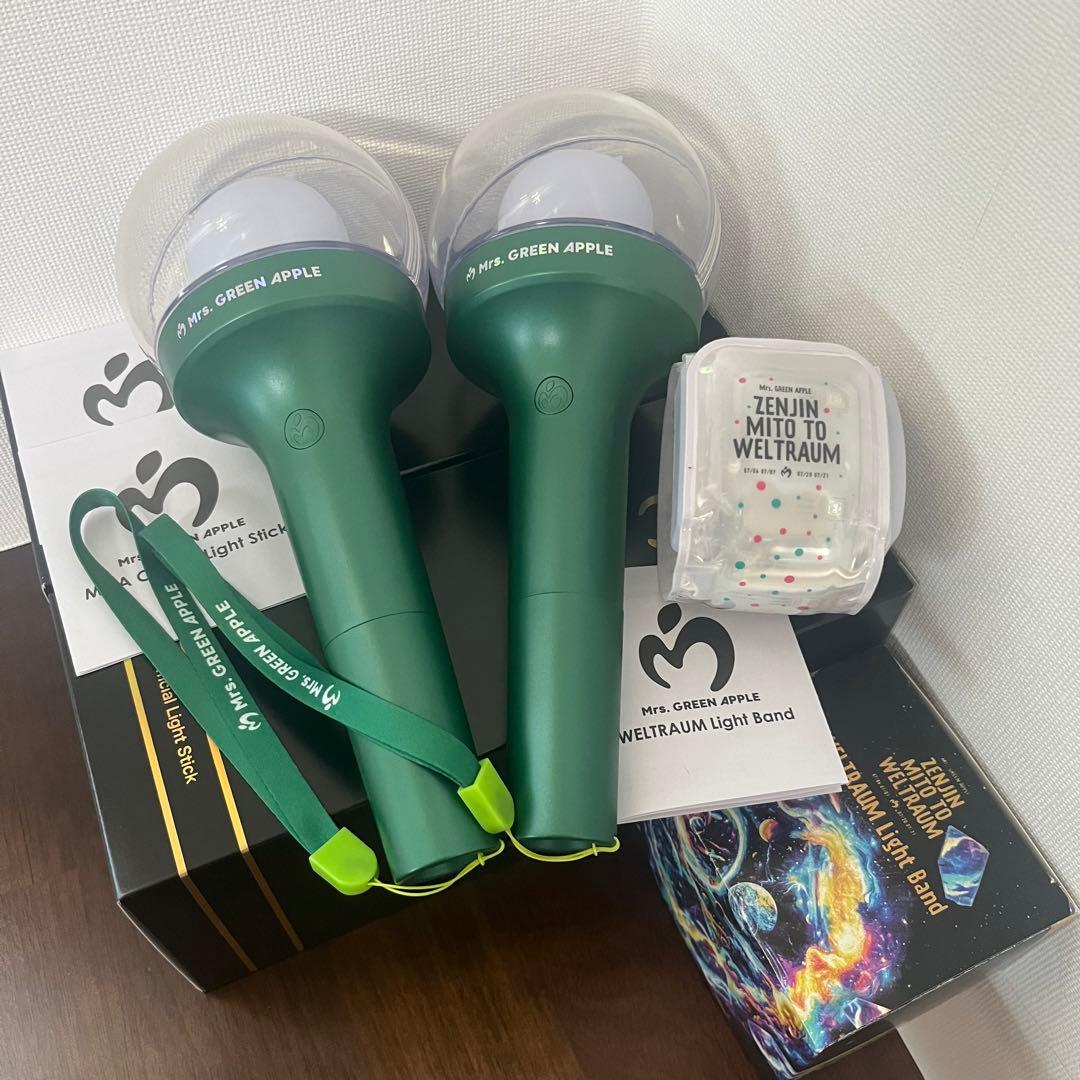 ミセスグリーンアップル　ペンライト　ライトバンド　ゼンジン　ライトスティック