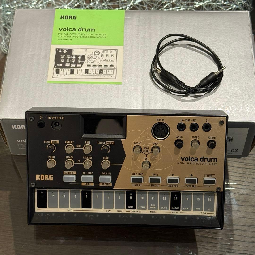 KORG volca drum デジタルシンセサイザー