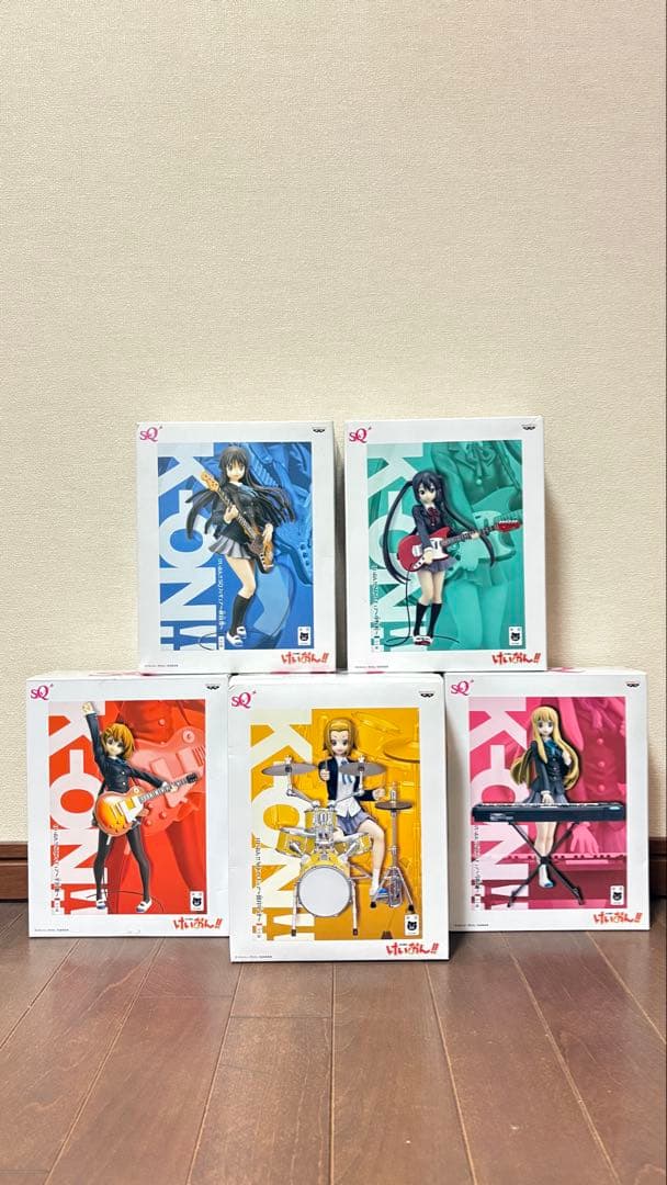 けいおん!! SQフィギュア 5体セット