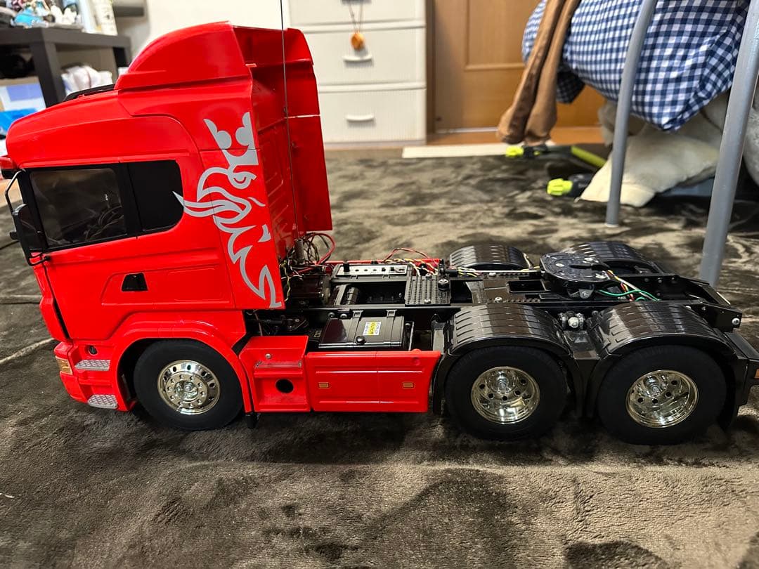 送料無料 スカニアR620 完成品 ラジコン プロポ難あり