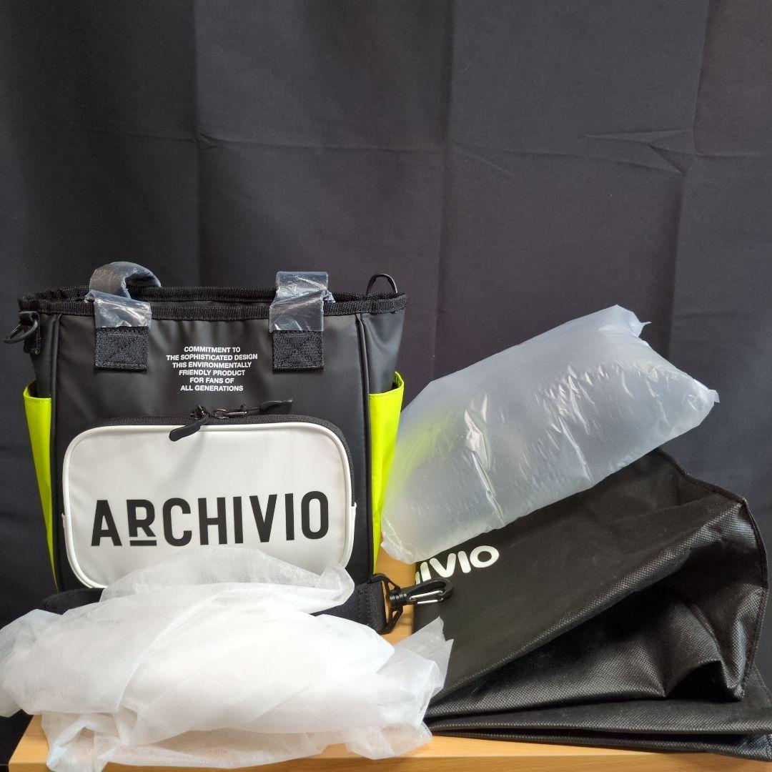 ARCHIVIO アルチビオ カートバッグ トートバッグ ブラックネオンカラー