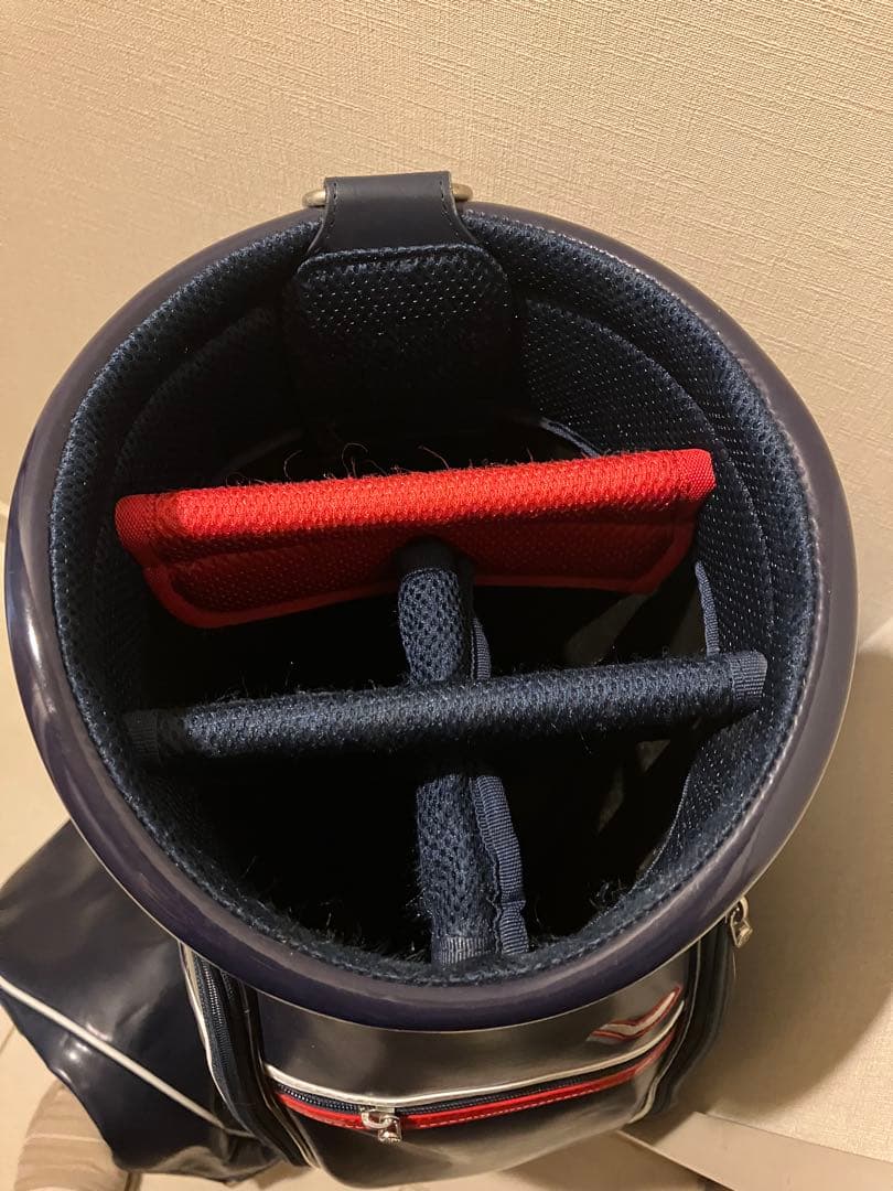 【キャロウェイ】レディースキャディバッグ、ネイビー、美品