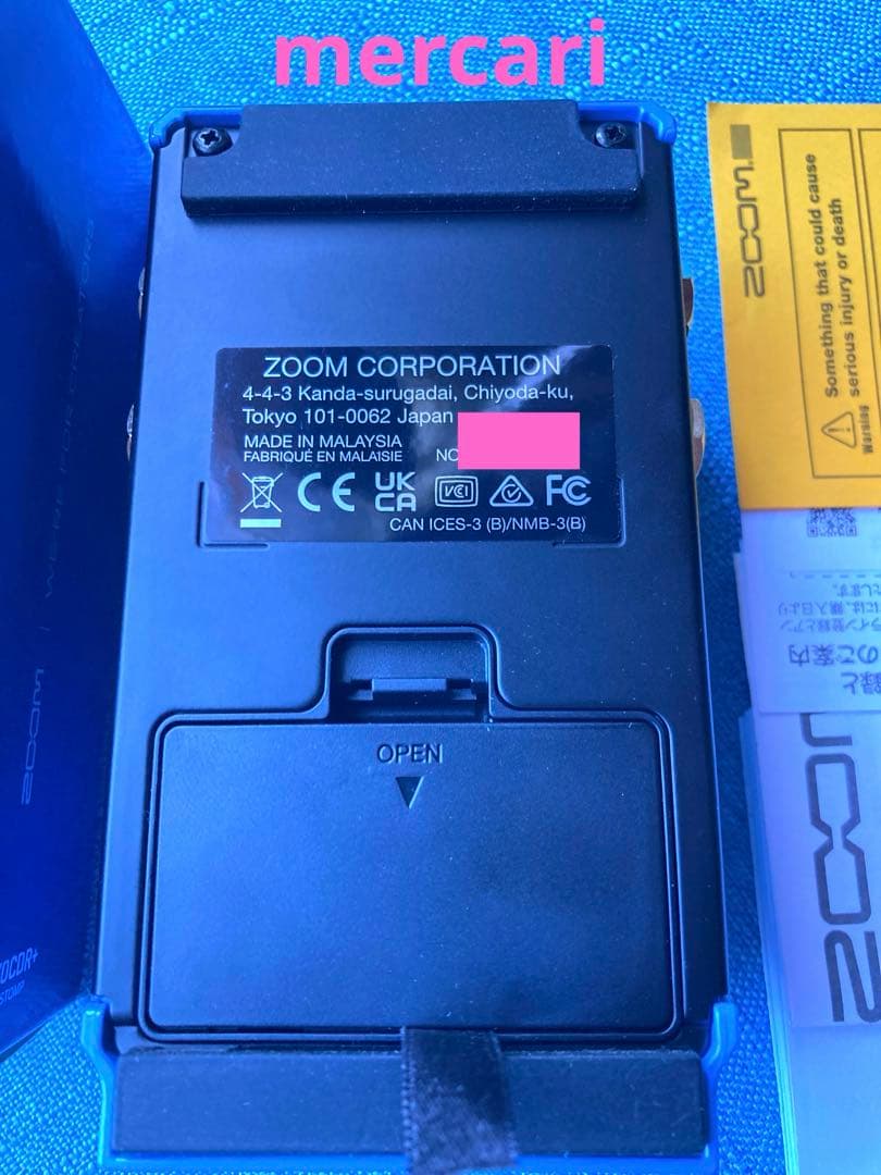 ZOOM MS-70CDR+ MultiStomp空間系マルチエフェクター 美品