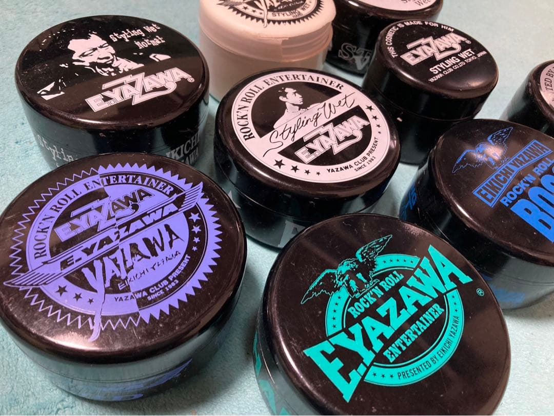 矢沢永吉　ポマード　ケース　当時物　まとめ売り