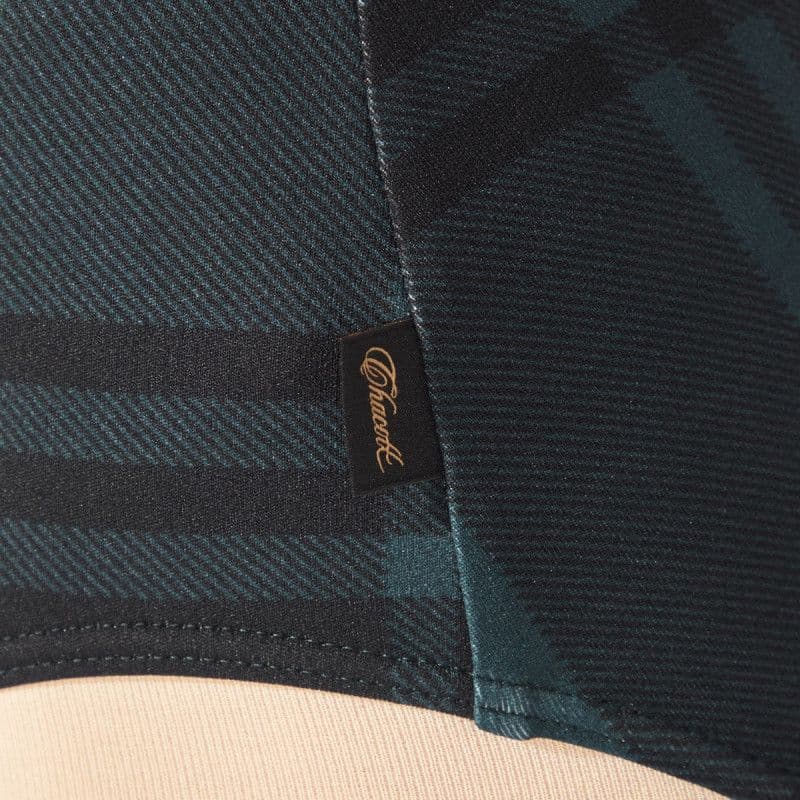 お値下げ　チャコット　チェック柄　ジョシュア エリス　フレンチスリーブレオタード