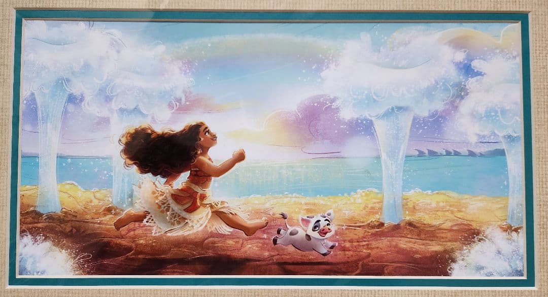 アメリカディズニー モアナ 印刷物