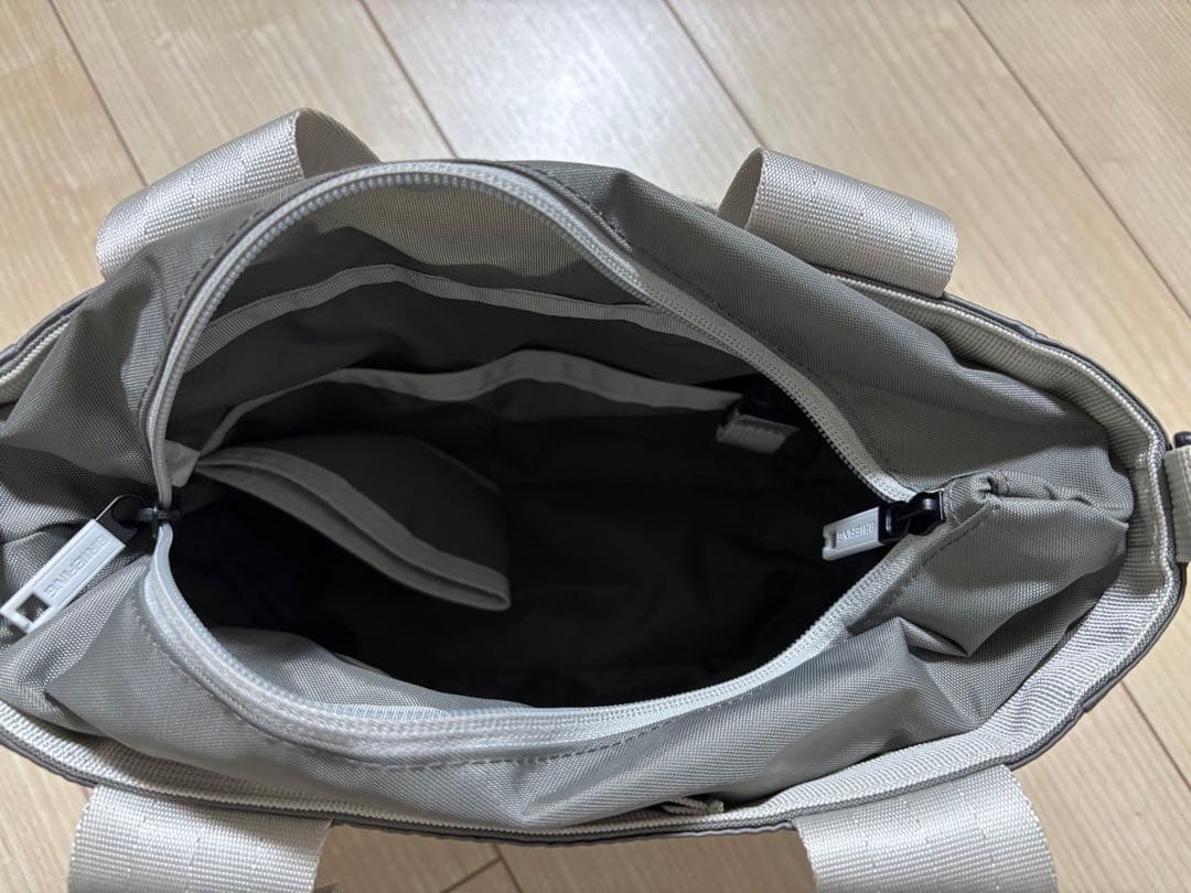 【kuny】BRIEFING カートトートバッグ (ライトグレー)