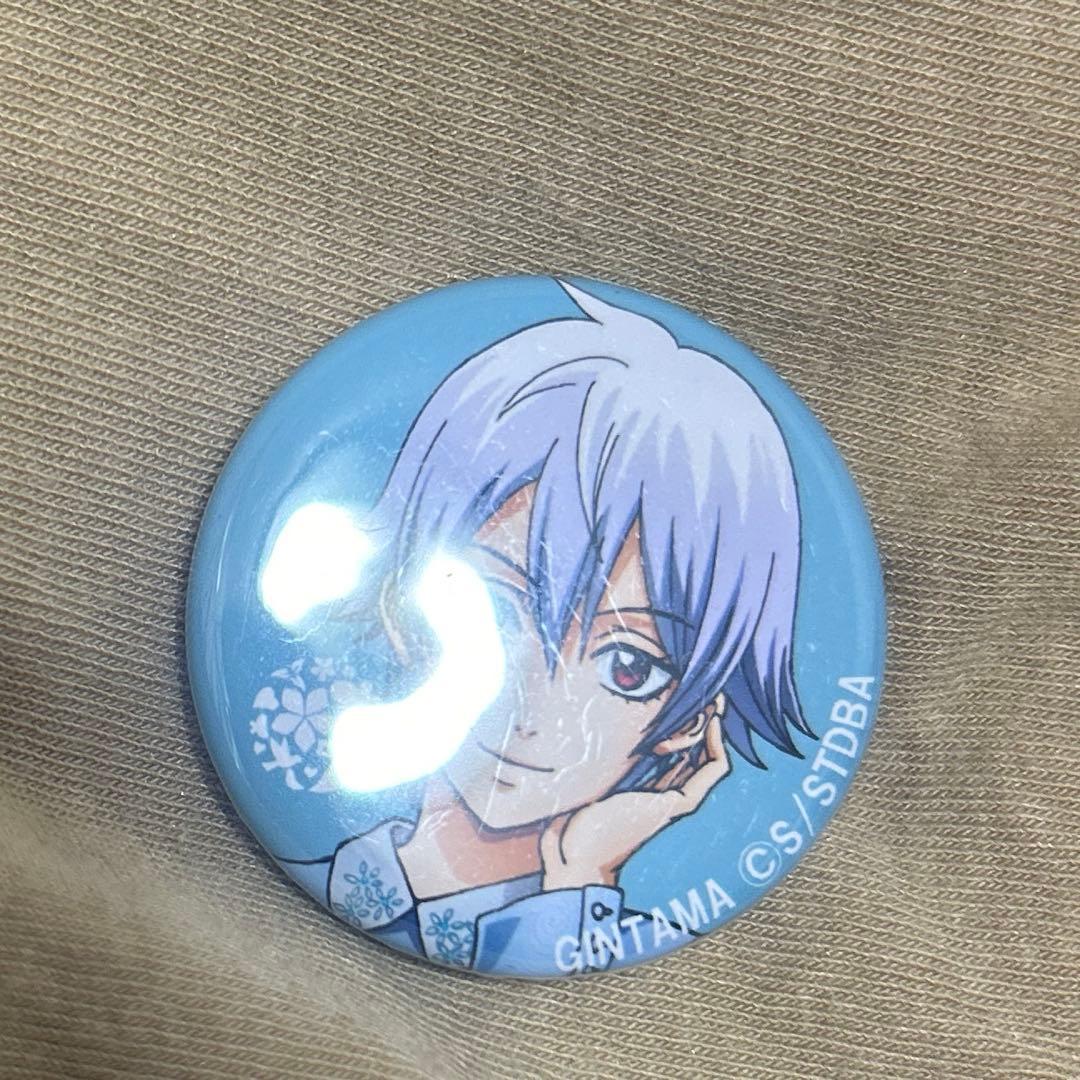 銀魂　坂田銀子　缶バッジ　坂田銀時　earth musicコラボ J-WORLD