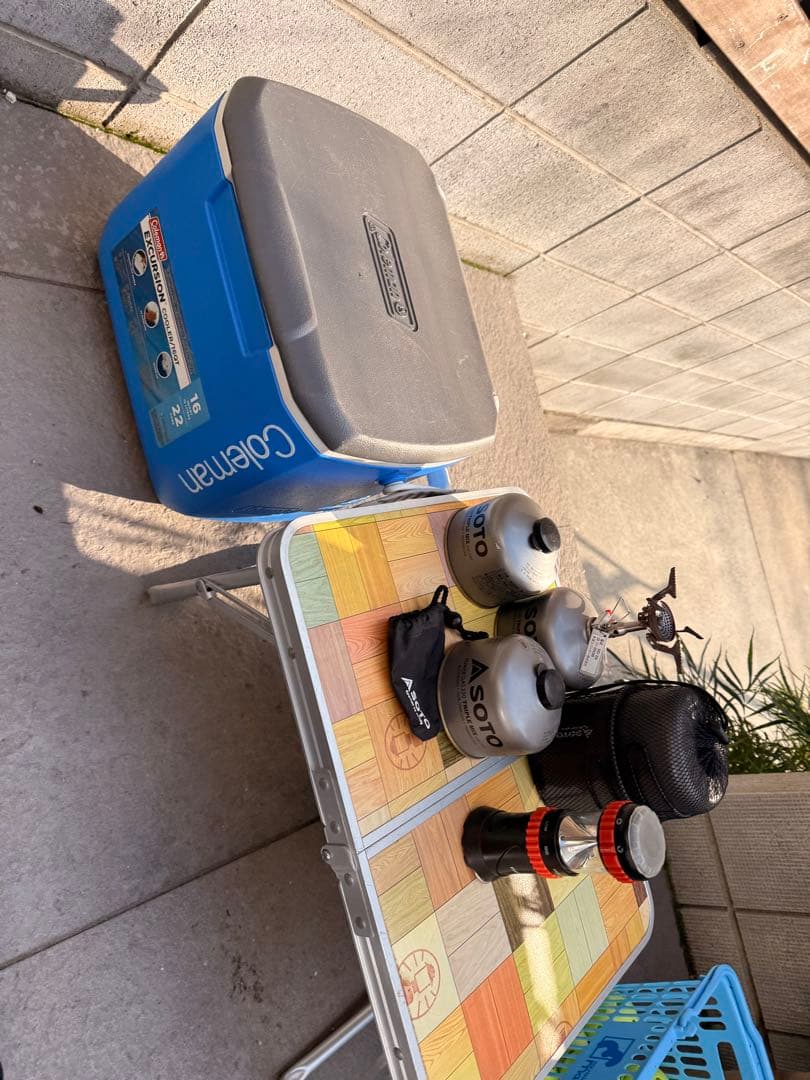 アウトドア遊びセット。中古。