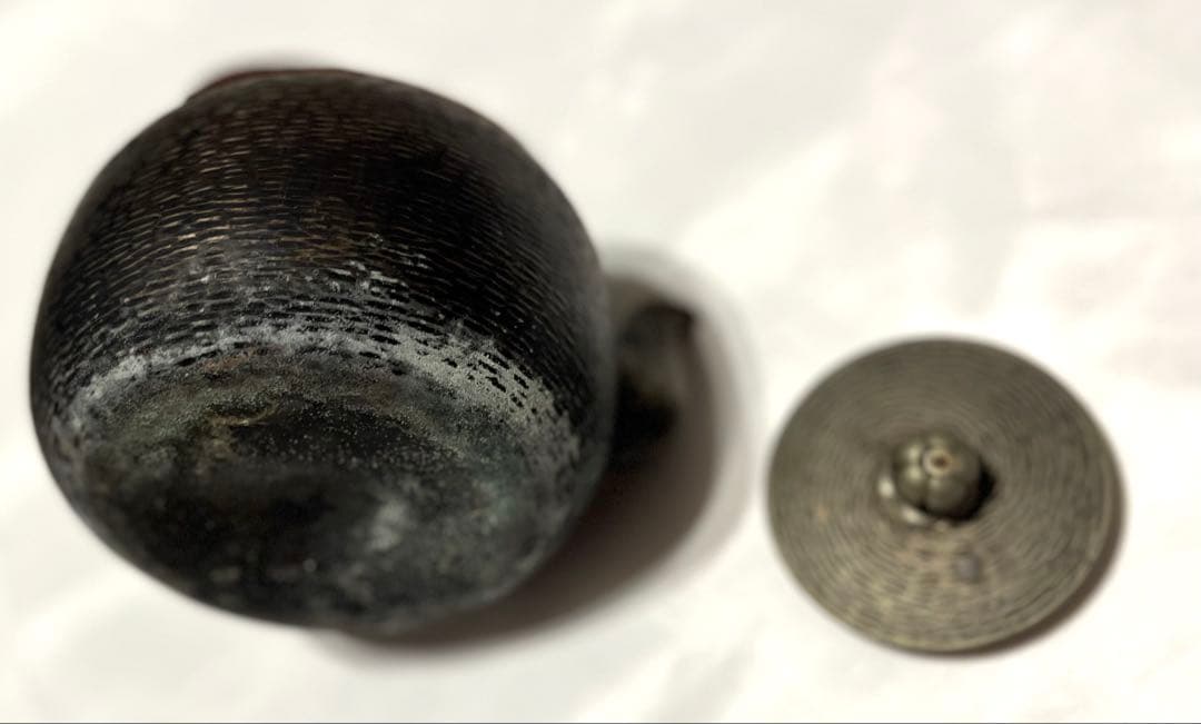 祖父の蔵出し　鉄茶瓶