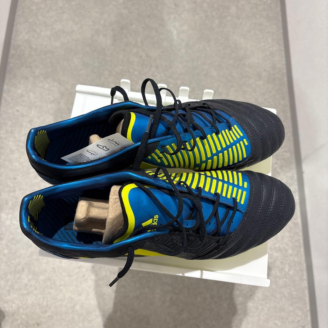 adidas ラグビーシューズ ブラック/イエロー/ブルー新品
